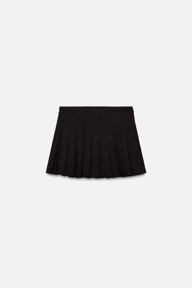 FALDA PANTALON TABLAS ZARA