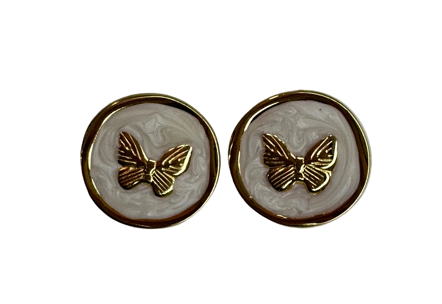Pendiente con mariposa