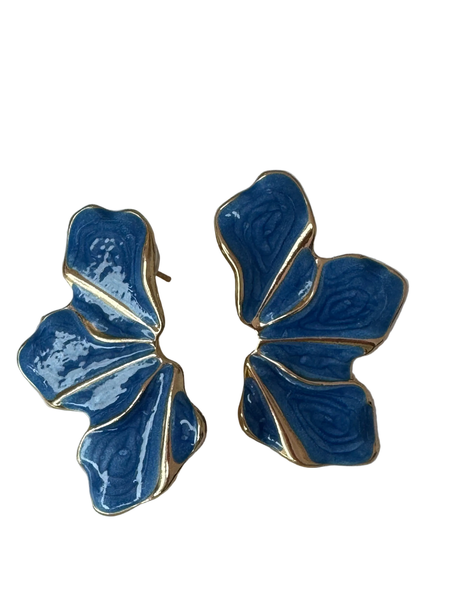 Pendiente pétalo de flor