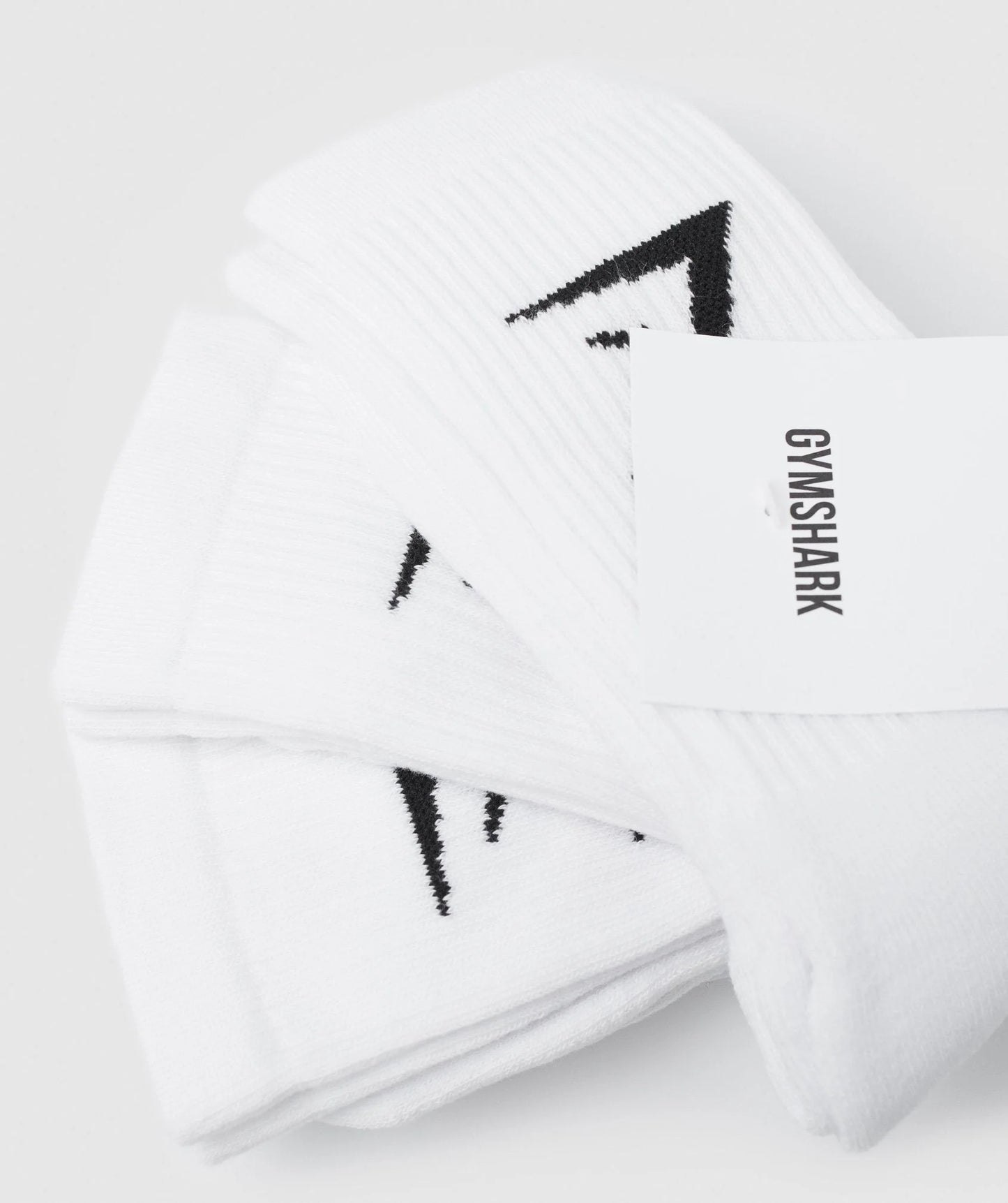 CREW SOCKS 3 PK WHITE