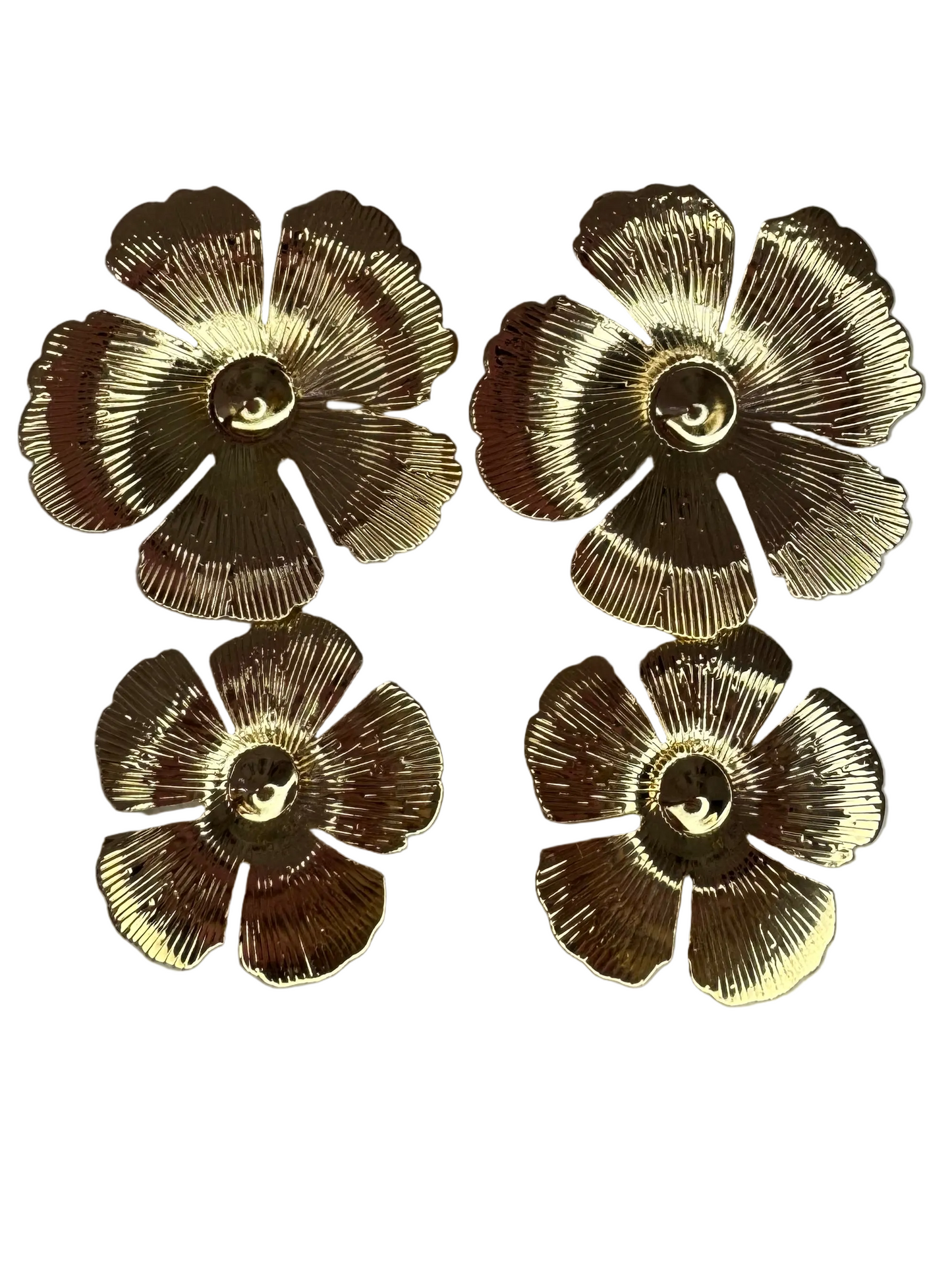 Pendiente dos flores