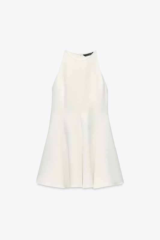 HALTER GODET VESTIDO ZARA