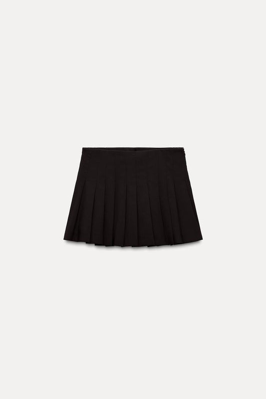 FALDA PANTALON TABLAS ZARA