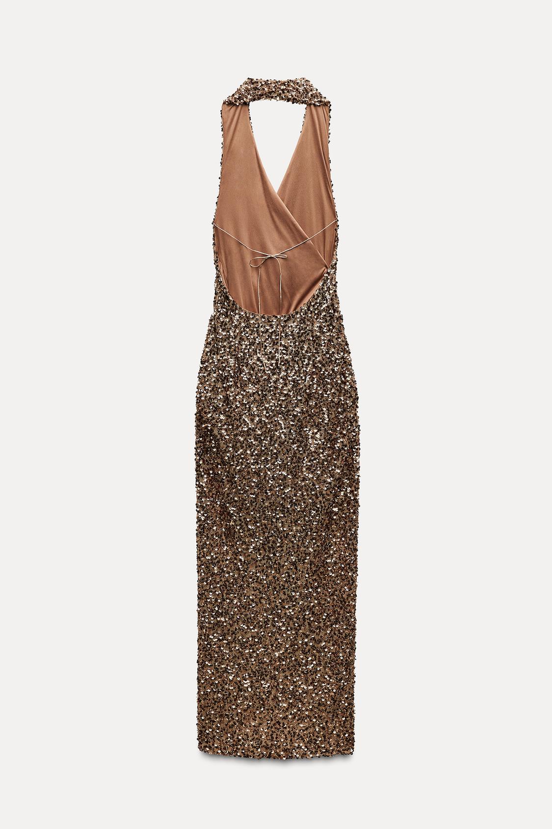 VESTIDO LENTEJUELAS ZARA