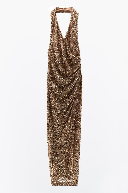 VESTIDO LENTEJUELAS ZARA