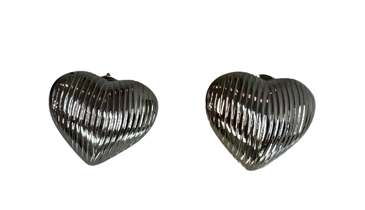 Pendiente de corazón elaborado