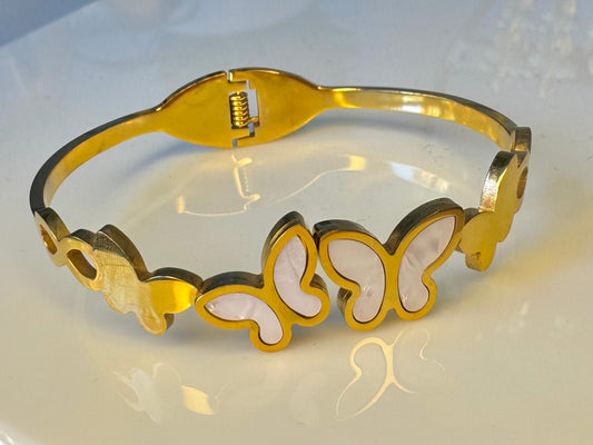 BRAZALETE MARIPOSA BLANCA