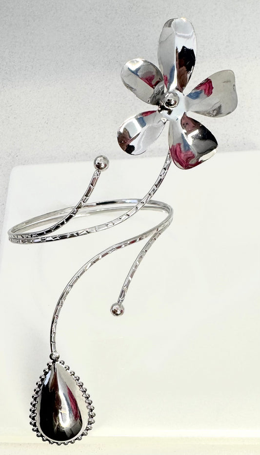 BRAZALETE FLOR CON GOTA