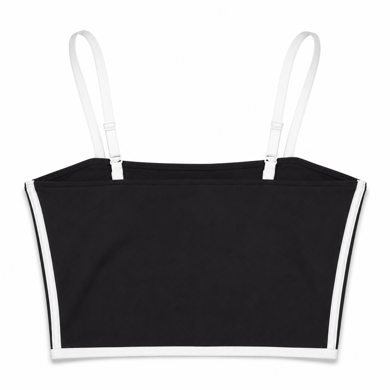 ICON SPORT TOP STRIPPED BLANCO/NEGRO