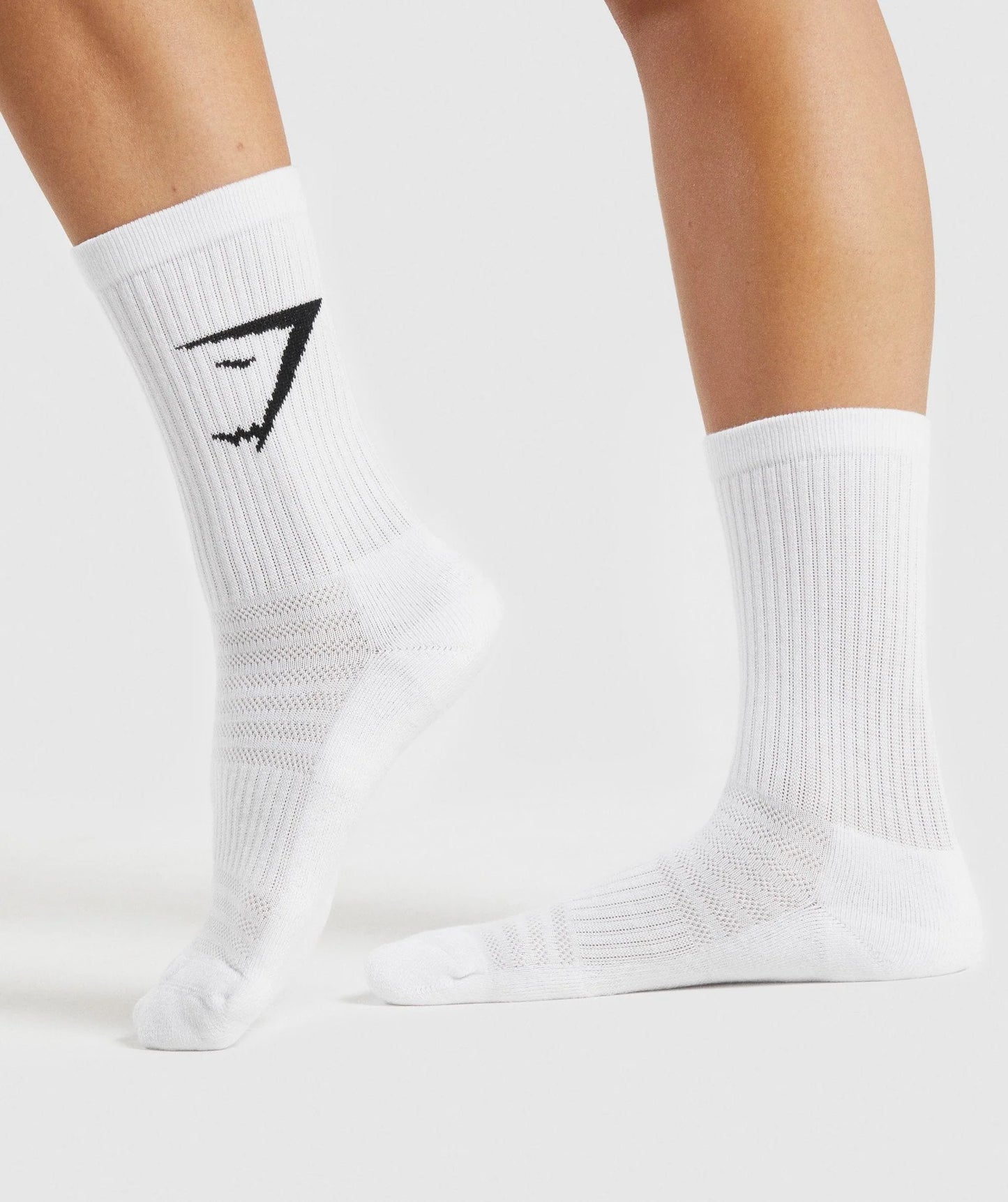CREW SOCKS 3 PK WHITE