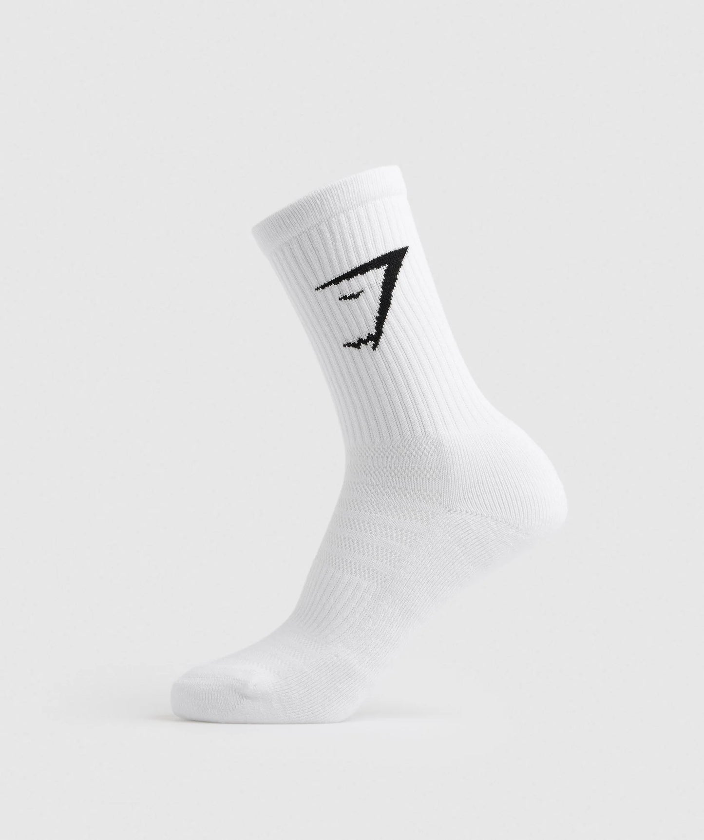 CREW SOCKS 3 PK WHITE