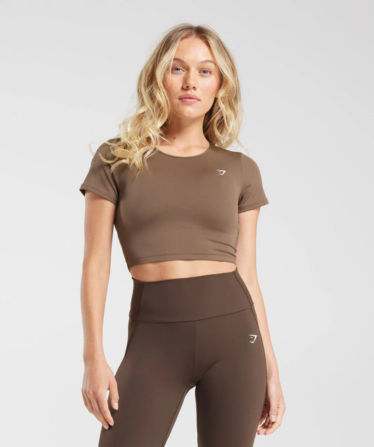 CROP TOP MANGA CORTA PARA TODOS LOS DÍAS