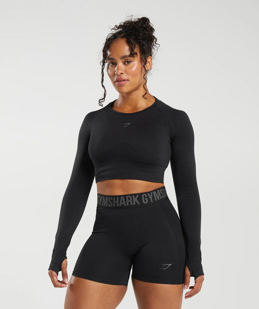 TOP CORTO DE MANGA LARGA FLEX SPORTS