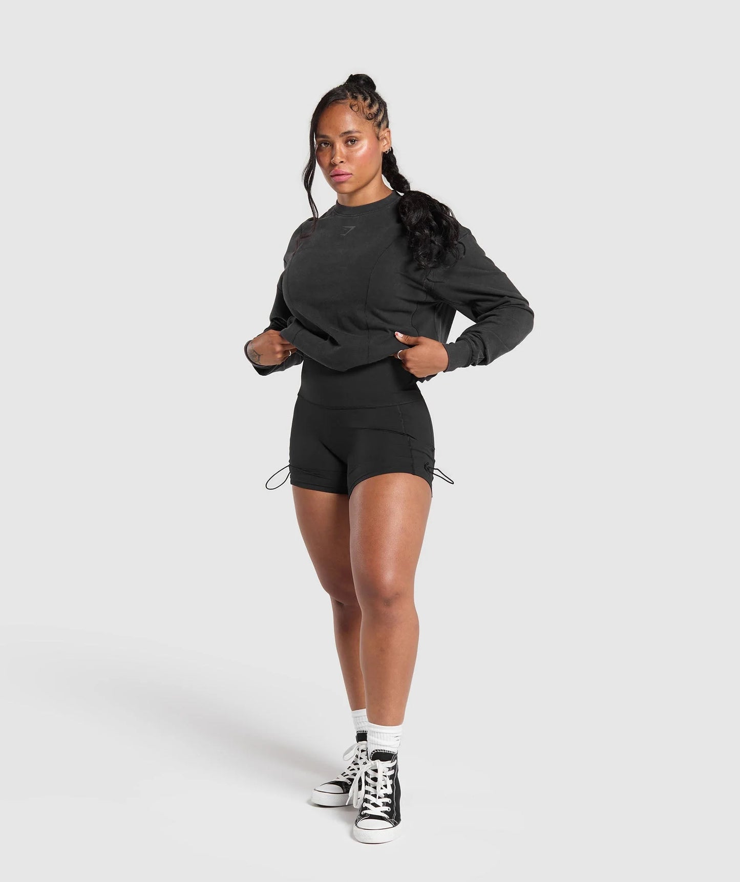 POWER OVERSIZED LONG SLEEVE TOP