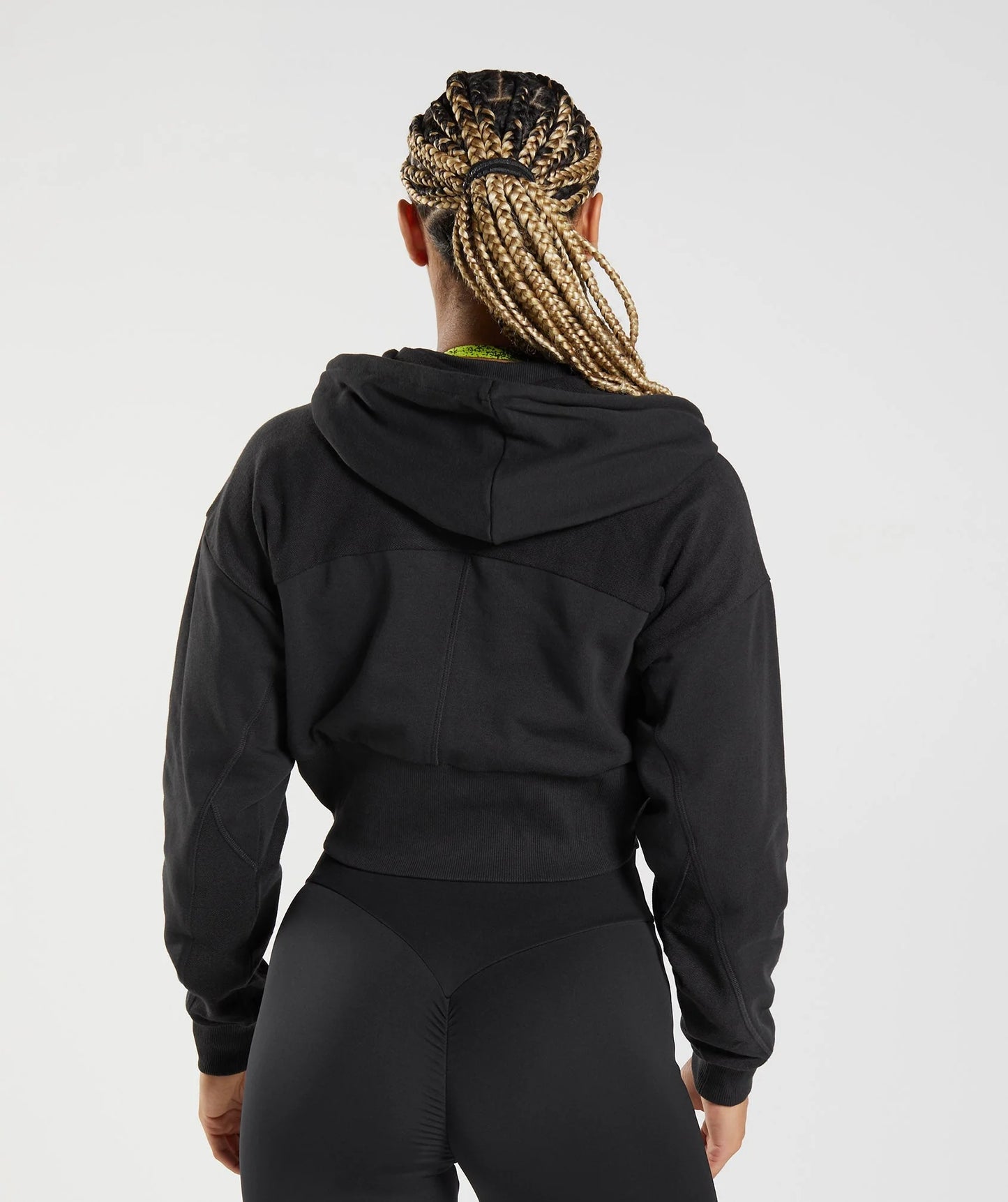 SUDADERA CON CAPUCHA CON CREMALLERA CORTA GS POWER