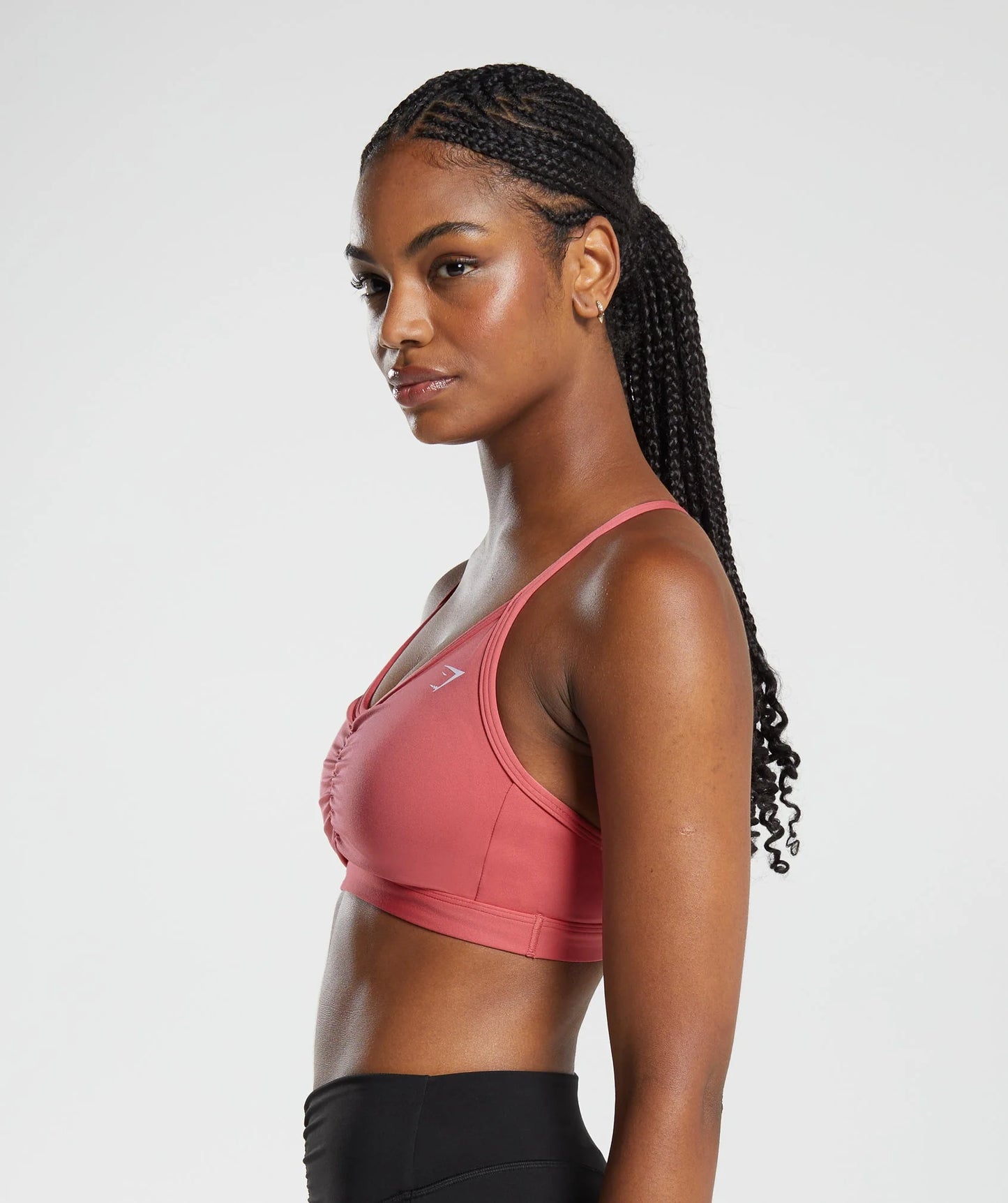RUCHED SPORTS BRA