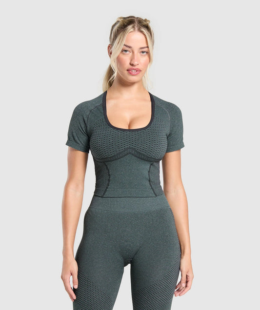 SPORT SEAMLESS MIDI TOP
